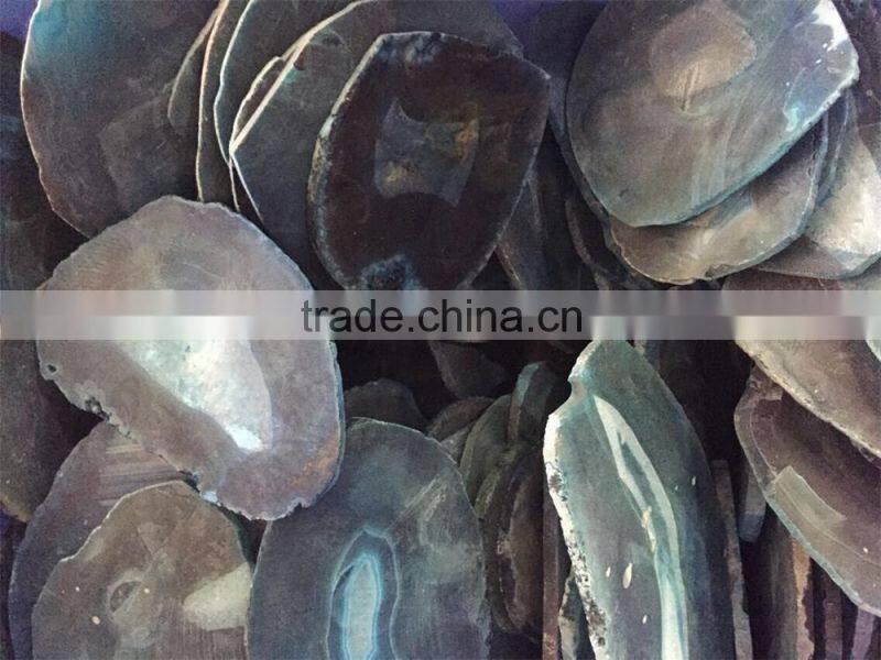 China Manufacturer Natural Stone Yemeni Brown Agate Stone Slab