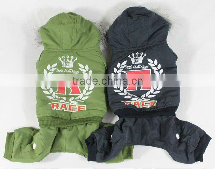 Four feet Pet clothing Winter Dog Coat