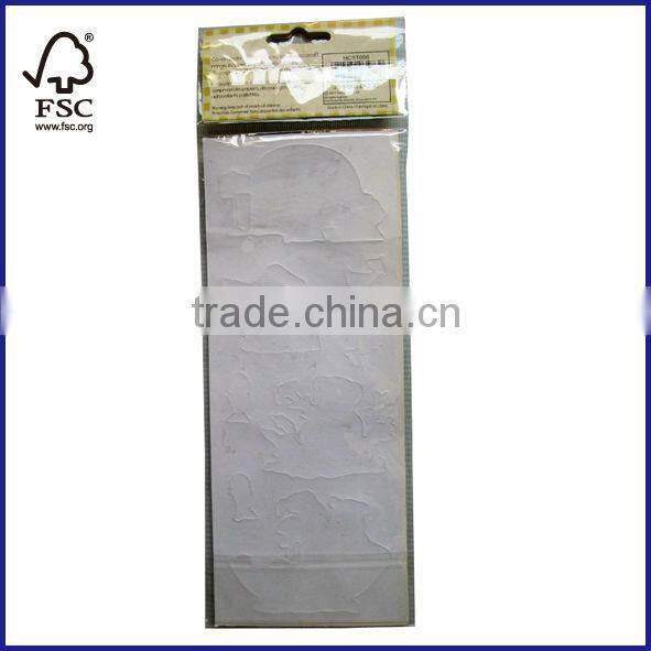 chipboard kids 3D sticker