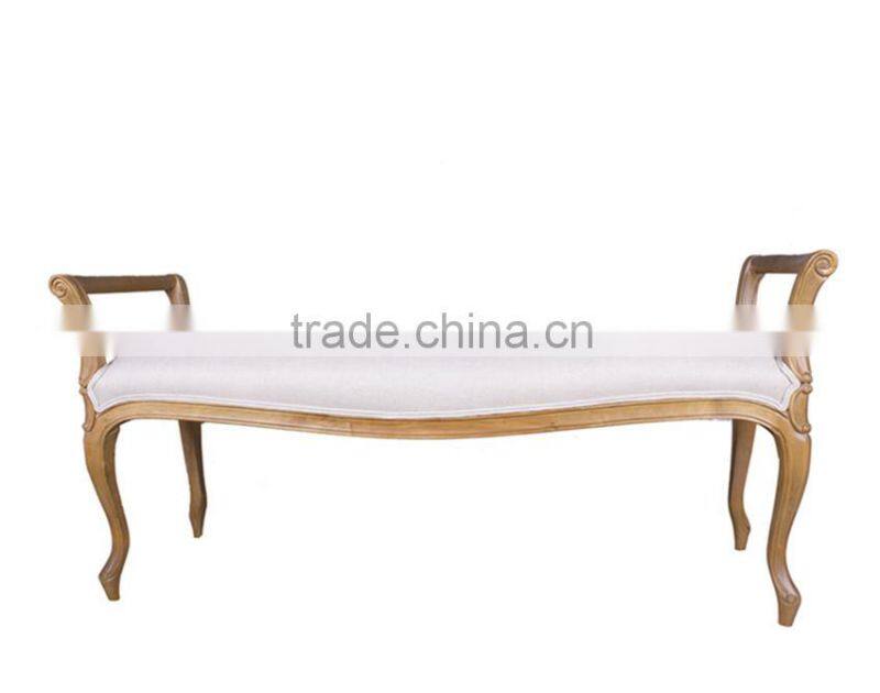 antique french style wooden frame upholstery fabric coffee table ottoman