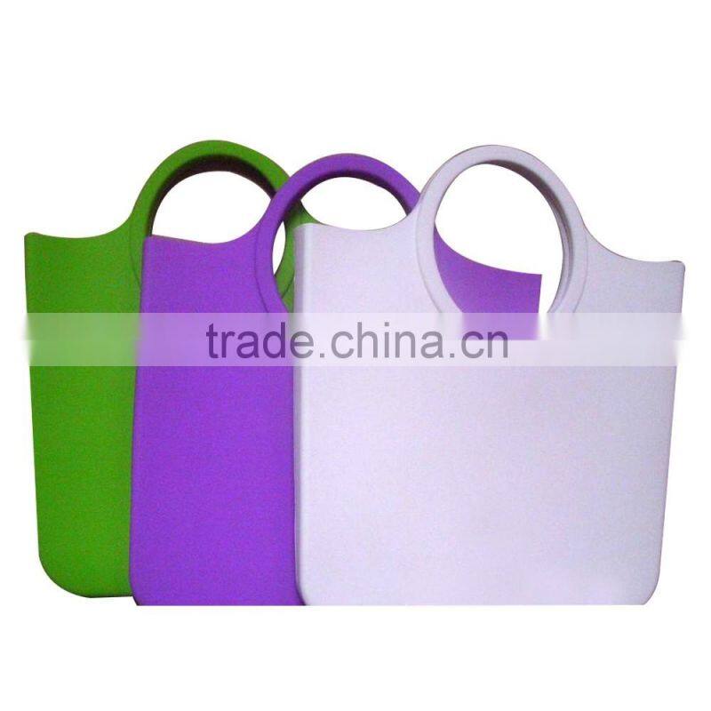 FDA & LFGB Approved Popular Fashion Color Waterproof Silicone Hand Bag