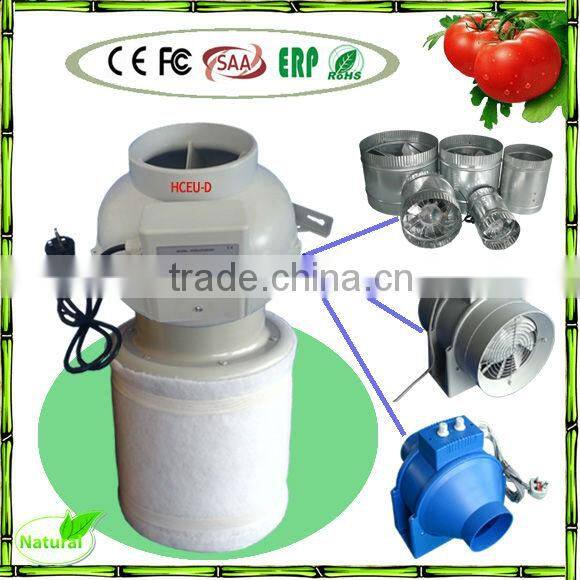 4, 6 inch Hydroponics AC Round Ventilation Flexible Duct Fan/Gardenhouse Blower Fan/Steel Air Exhaust Fans