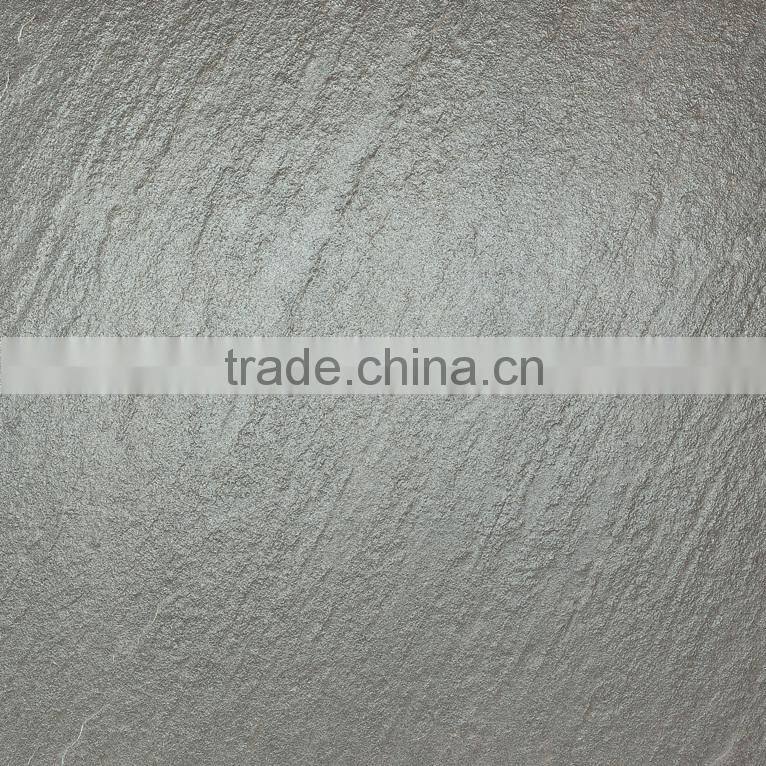 sliver rough glazed metallic porcelain floor and wall tile for hotel bathroom design made in foshan factory