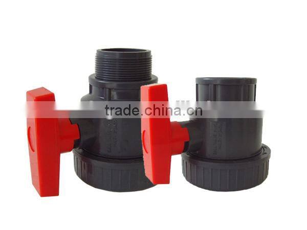 High Quality Single Union UPVC Ball Valve with competitive costs