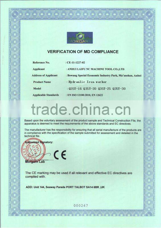 Q35Y-20 hand punching & shearing machine