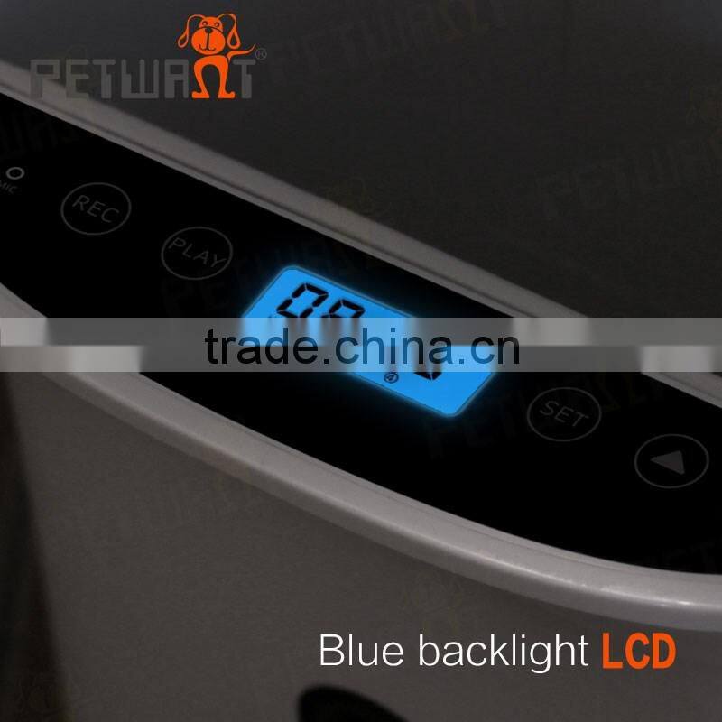 Petwant new design self-developed touch button automatic dog feeder