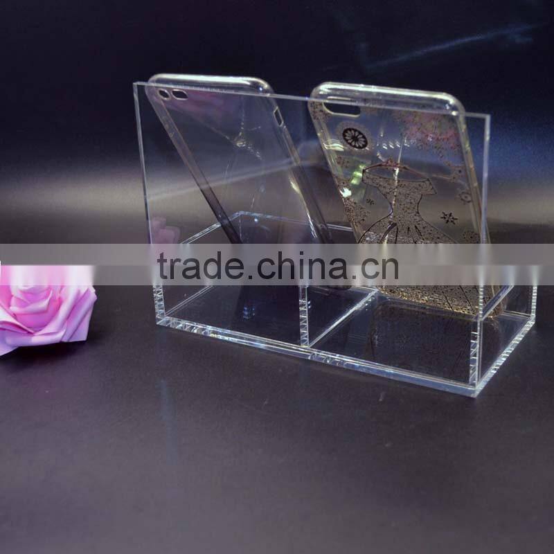 simple design clear acrylic mobile phone holder
