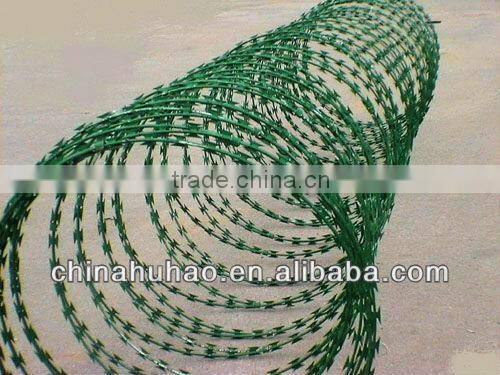 variety size wire barbed razor security fences gavanized