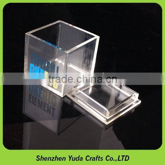 10x10x10cm acrylic favor box display dustproof toy cube
