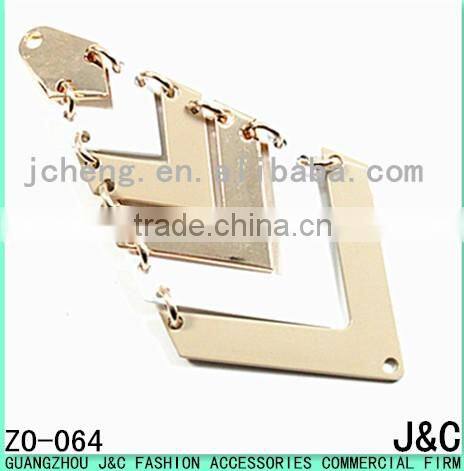 The latest paint alloy for women's shoes decorative buckle