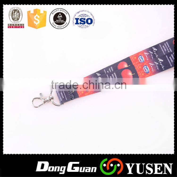 Good quality polyester heat transfer printed lanyard for kids