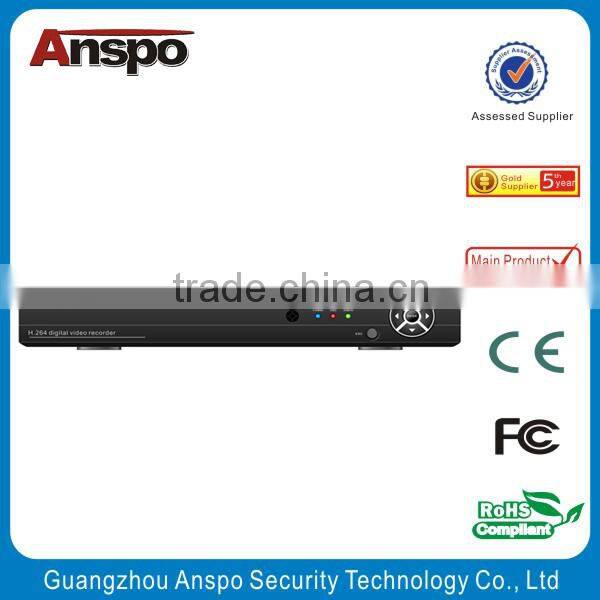 Guangzhou Anspo 1080P HD AHD DVR 4CH 8CH 16CH with free CMS software Mobile APP Cloud P2P view