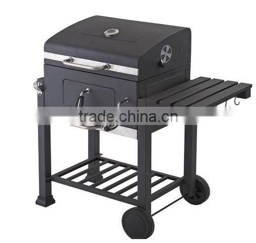 Outdoor garden charcoal bbq smoker grill