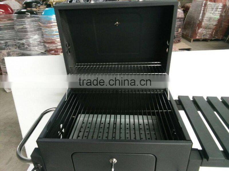 Outdoor garden charcoal bbq smoker grill