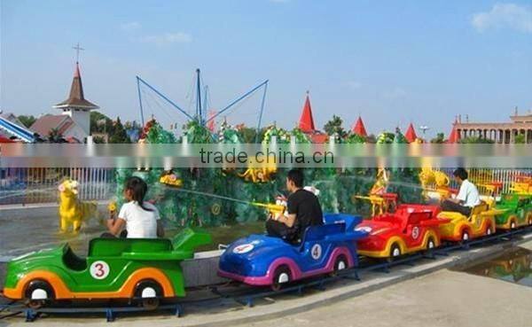 Playground rides beautiful water amphibious chariots island Amusement park train rides