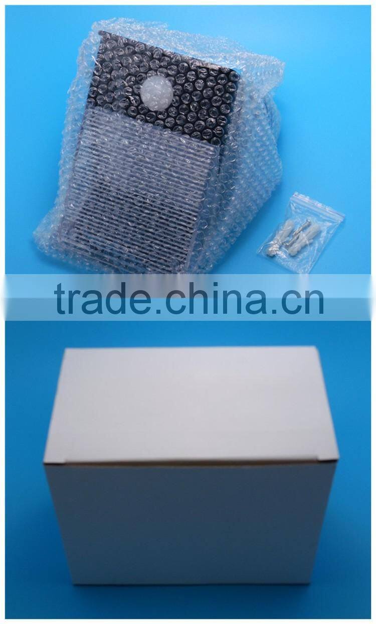 12 led triangle shell 240lm high brightness IP65 PIR sensor solar led wall light