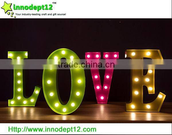 Letter Love set Wedding party decoration marquee letter decoration light