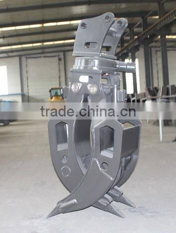 Durable,high efficiency,brand new hydraulic rotating grapple for excavator