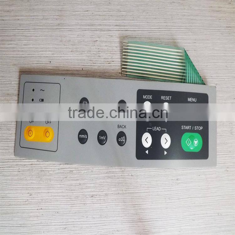 Printed Tactile Membrane Switch Keypad With Flexible Circuit