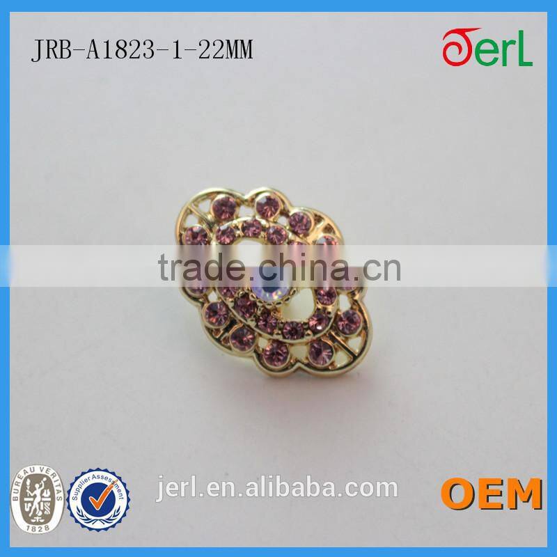 garment coat metal fashion rhinestone buttons
