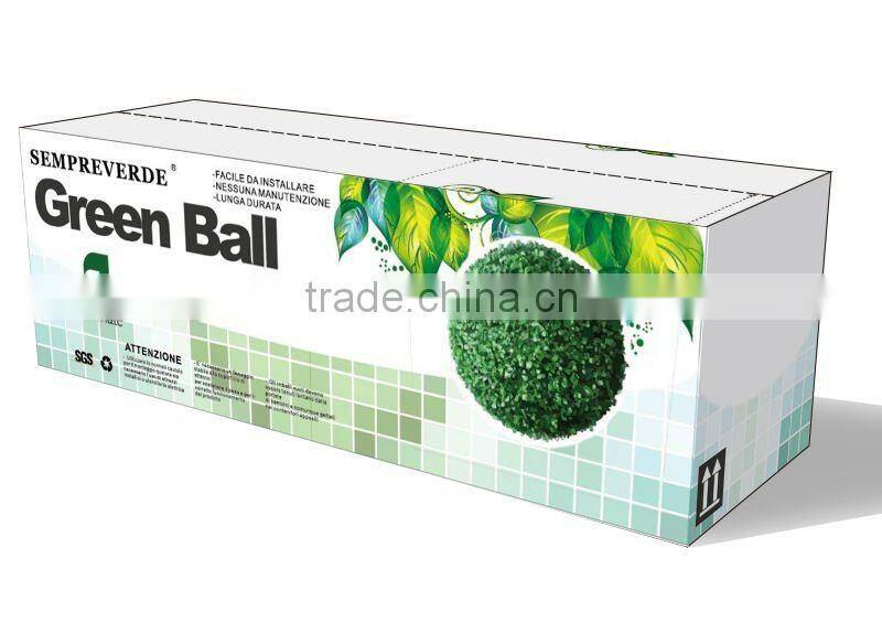 Promotional topiary grass ball , tea leaf shape ball