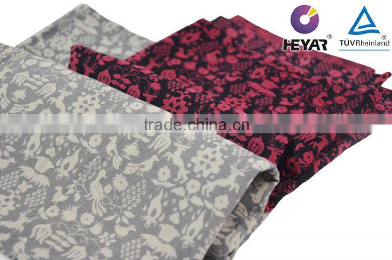 21 Wale Custom Print Cotton Corduroy Print Fabric