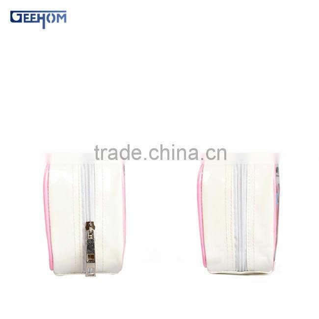 square shape cartoon printed cosmetic bag pvc