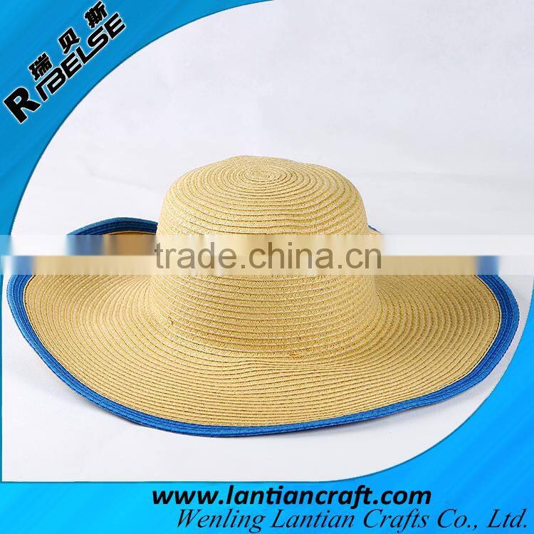 wholesale fsahion bucket paper straw hat beach womens hats