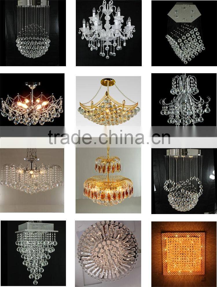 8 light Brass Classic Pendant Chandelier with Bronze Color