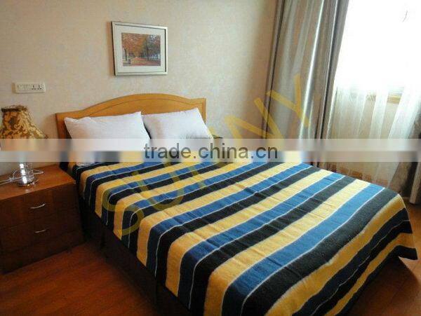 2015 Wholesale High quality stripe wool blanket