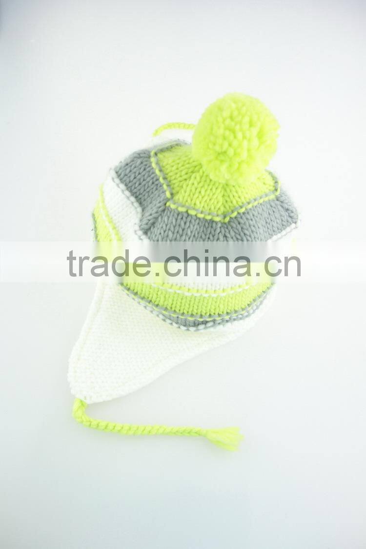 Premium quality low price kids knitted hat mittens scarf