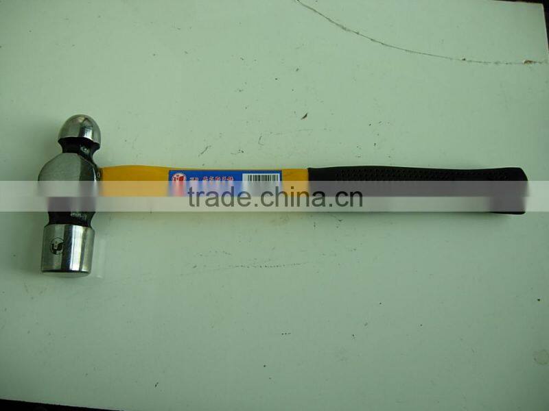british type ball peen hammer with steel tubular handle in linyi/good sales hammer in linyi