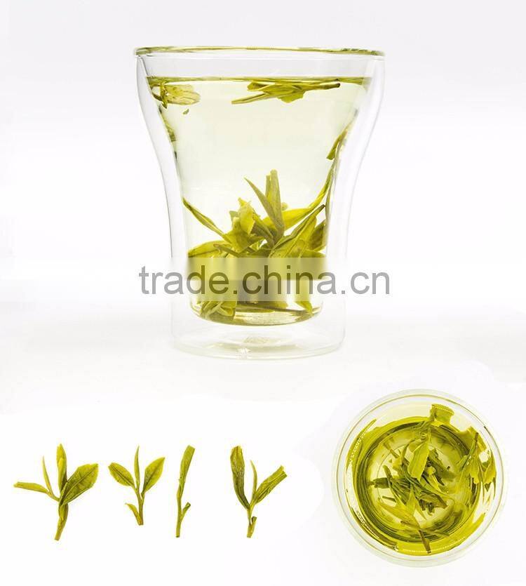 China Green Tea Biluochun ( Pi Lo Chun ), Handmade Natural Refined Green Tea Weight Loss Pyramid Tea Bag