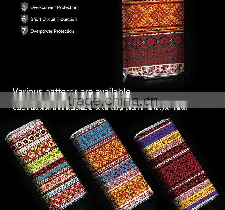 2015 Hot leather cover slim power bank for sony ericsson