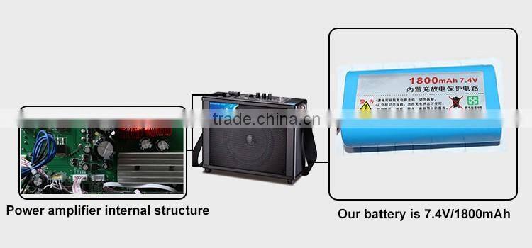 Single 6.5inch Woofer Audio Equipment with Rechargeable Battery Promotioanal Speaker