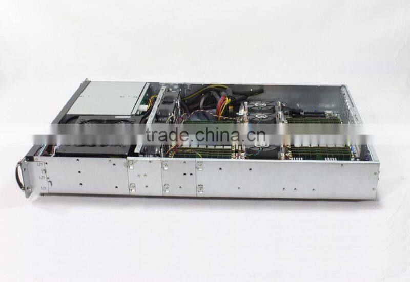 2u hot swap server case with ATX motherboard