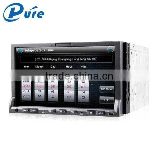 MTK3360 WinCE6.0 OS 256M RAM 2 Din 7 Inch Car DVD Player with Bluetooth 3G GPS TV AUXIN Radio