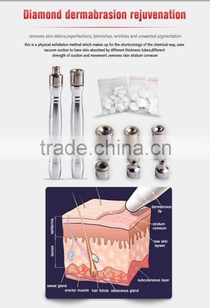 NL-SPA400 Factory supplier ultrasonic Facial Scrubber Oxygen injector Microdermabrasion skin care machine for deep cleaning
