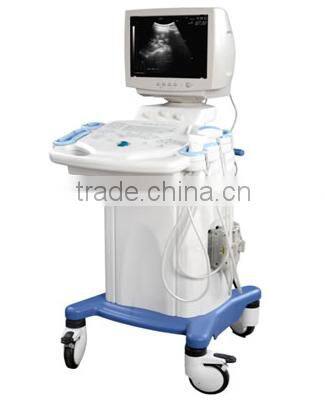 CE approved PC Full Digital Trolley Ultrasound Scanner/ Ultrasound Machine with 3.5Mhz multi-frequency convex probe RUS-9000C