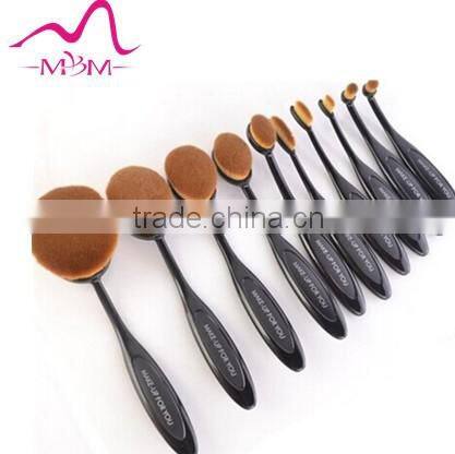 T0C 10pcs cosmetic makeup brush, cosmetic brush, make up brush for travel set