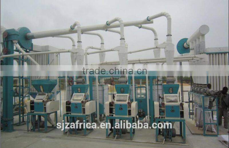 Maize milling machinery with price Shijiazhuang machinery corn flour processing line