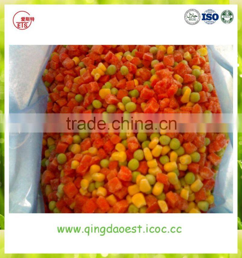Expor bulk Chinese products high quality frozen mixed vegetables