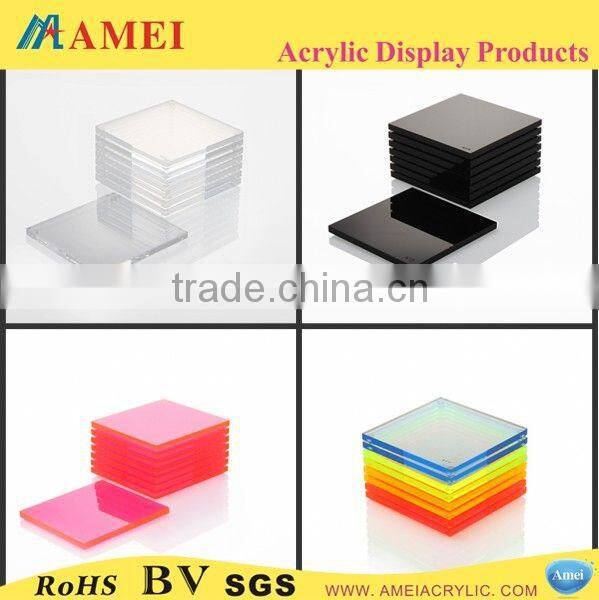 Different Style acrylic coasters with inserts