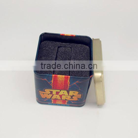 Promotion excellent chocolate candy square tin box wholesale with ISO certified