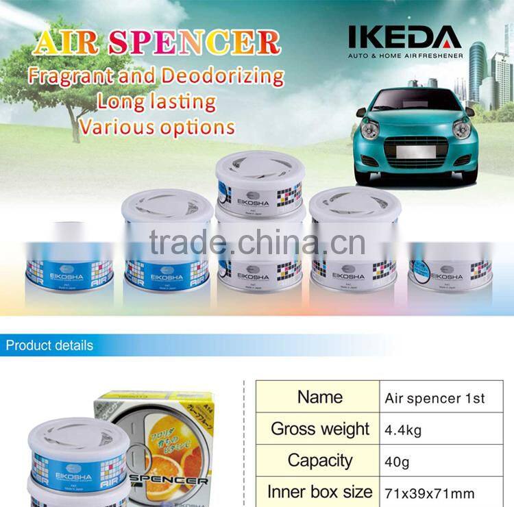2015 hot sale air freshener squash scents air spencer