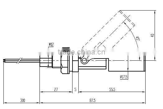 MR -L8 customized PP Material Mini float level measuring