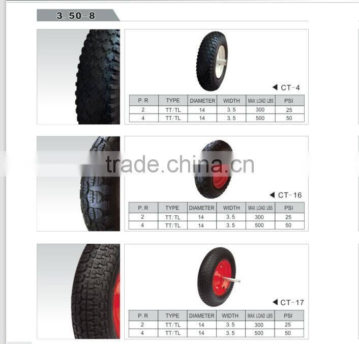 350-7 pneumatic hand truck wheel