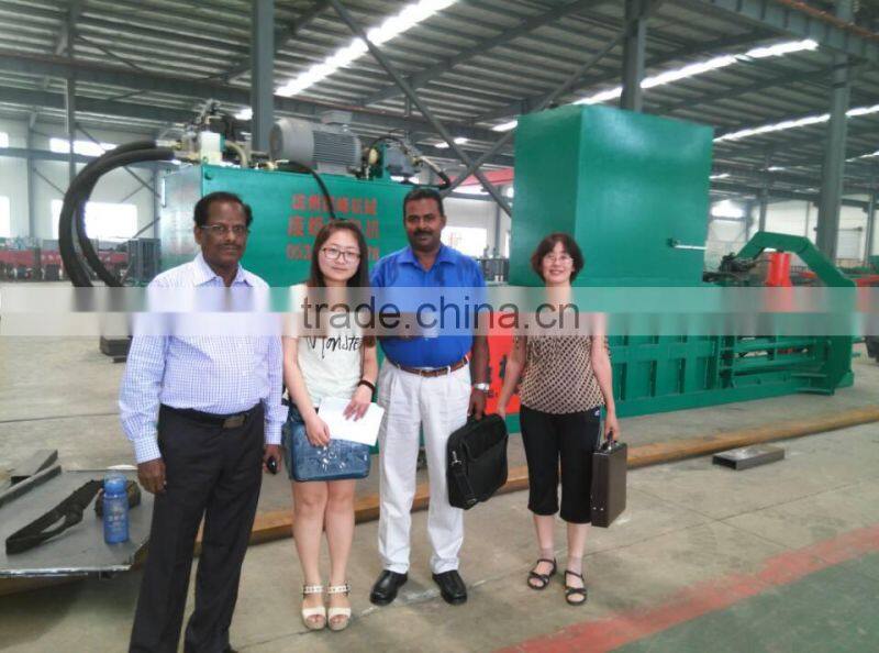 Horizontal Hydraulic Waste Paper baler Machine Waste Cardboard Baler Machine