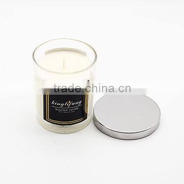 customized 100% natural soy wax candle in glass jar , scented candle,natural essence candle
