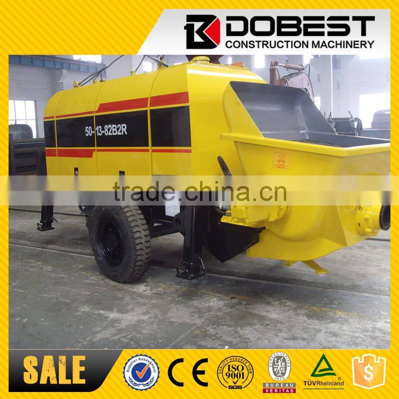 HBTS60B Trailer Mounted Concrete Pump 60m3/h